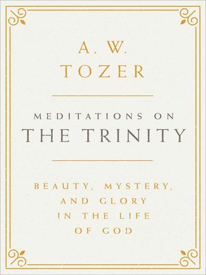 cover image of Meditations on the Trinity